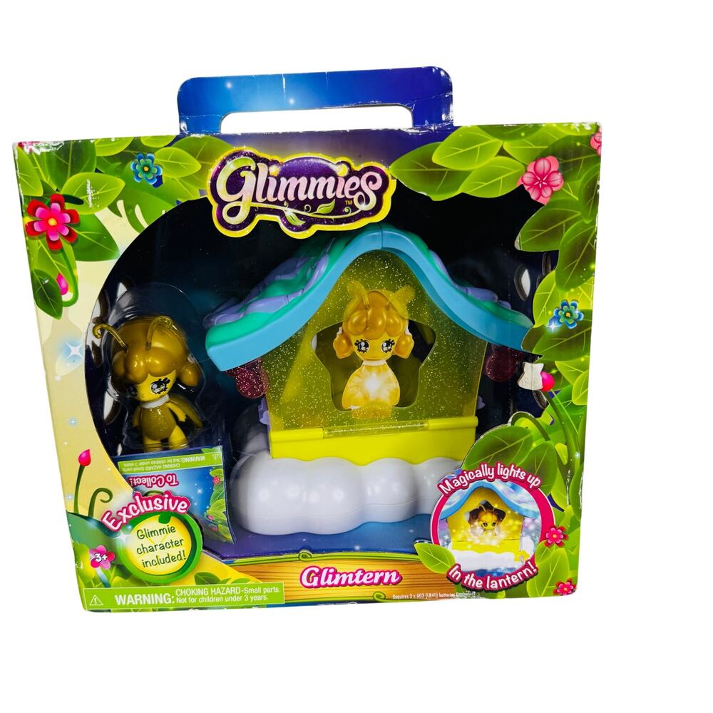 Glimmies Small Yellow Glimhouse and Yellow Glimmie